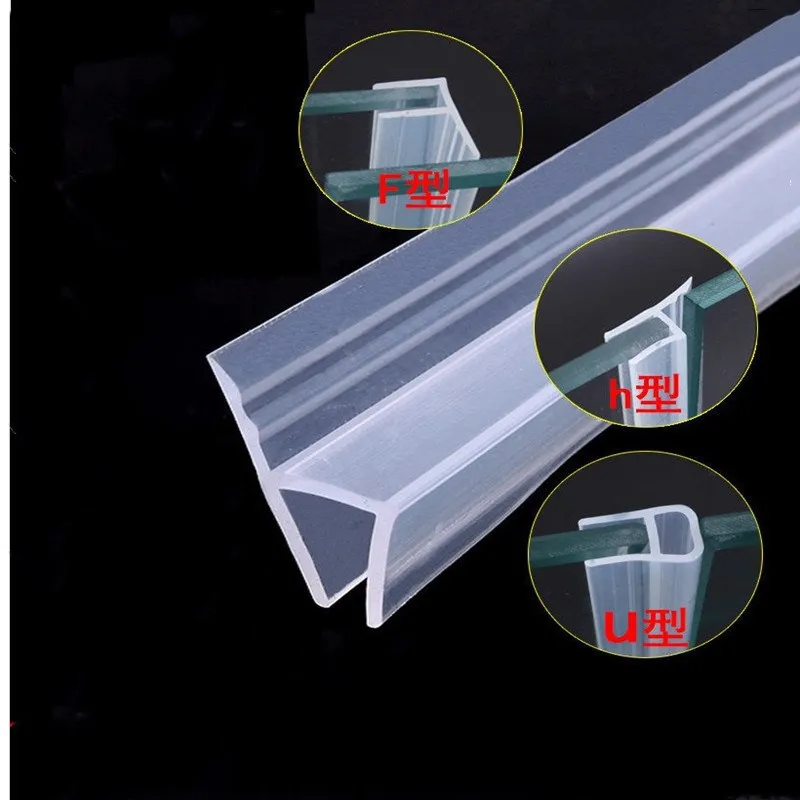 6-10mm Silicone Sealing Strips Frameless Glass Door Window Gap Seal Weatherstrip dust proof Screen Bathroom Hardware Accessories
6-10mm Silicone Sealing Strips Frameless Glass Door Window Gap Seal Weatherstrip dust proof Screen Bathroom Hardware Accessories