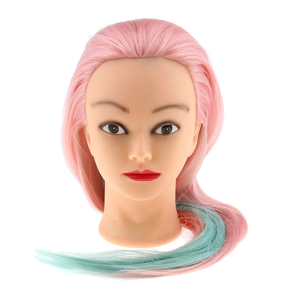 Salon Cosmetology Hairdressing Practice Training Mannequin Hairdresser Manikin Head w/ Mount Hole Long Hair 3 Types Salon Cosmetology Hairdressing Practice Training Mannequin Hairdresser Manikin Head w/ Mount Hole Long Hair 3 Types