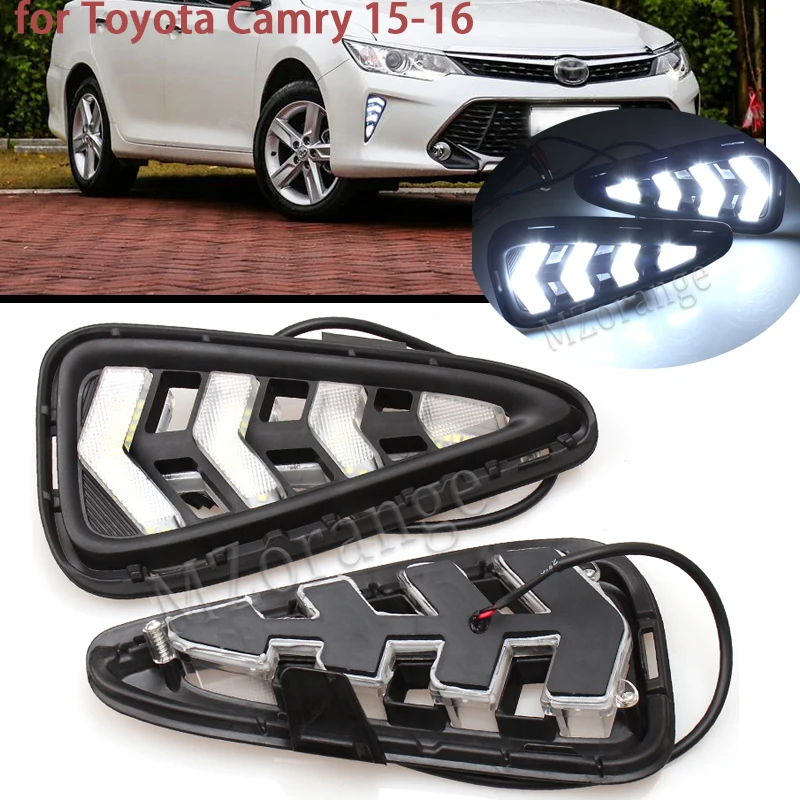 1 Set LED Daytime Running Light For Toyota Camry 2015 2016 DRL Cover Front Fog Lamp Car-Styling External Car Accessories
1 Set LED Daytime Running Light For Toyota Camry 2015 2016 DRL Cover Front Fog Lamp Car-Styling External Car Accessories