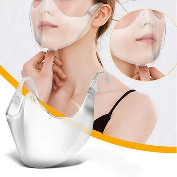 Protective Mask Transparent Mouth Cover Durable Mask Face Shield Plastic Reusable Clear Face Dust-proof Isolation Protect Mask
Protective Mask Transparent Mouth Cover Durable Mask Face Shield Plastic Reusable Clear Face Dust-proof Isolation Protect Mask