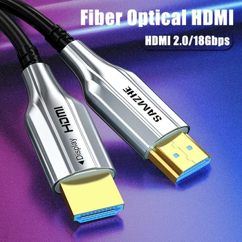 SAMZHE HDMI 2.0 60Hz 18Gbps Fiber Optic HDMI Cable Ultra High Speed HDR eARC for HD TV Box Projector PS4 Cable
SAMZHE HDMI 2.0 60Hz 18Gbps Fiber Optic HDMI Cable Ultra High Speed HDR eARC for HD TV Box Projector PS4 Cable