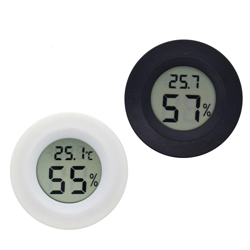Mini LCD Digital Thermometer Hygrometer Fridge Freezer Temperature Sensor Humidity Meter Detector Indoor Gauge Instruments
