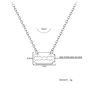 Dorado 925 Sterling Silver Necklaces Geometric Blade Pendant Necklace Charm Original Necklace Women Jewelry
Dorado 925 Sterling Silver Necklaces Geometric Blade Pendant Necklace Charm Original Necklace Women Jewelry