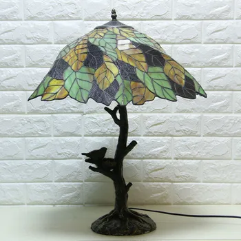 Table Lamps Stained Glass Lamp led light Bedside Study Pastoral Living Room Bar Table Lights Christmas home Desk lights 
Table Lamps Stained Glass Lamp led light Bedside Study Pastoral Living Room Bar Table Lights Christmas home Desk lights