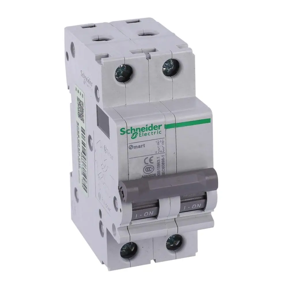 

OSMC32N-C63A/2P OSMC32N2C63 OSMC32N miniature circuit breaker, 2P, C curve, 63A, 400V, Icn=6kA, M6.5