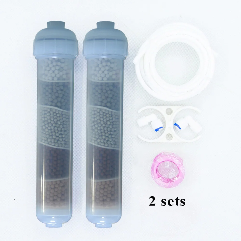5 In 1 Water Filter Cartridges Mineral Post Alkaline with KDF, activated coal for Water Purification Reverse osmosis 2 units/pac
5 In 1 Water Filter Cartridges Mineral Post Alkaline with KDF, activated coal for Water Purification Reverse osmosis 2 units/pac
