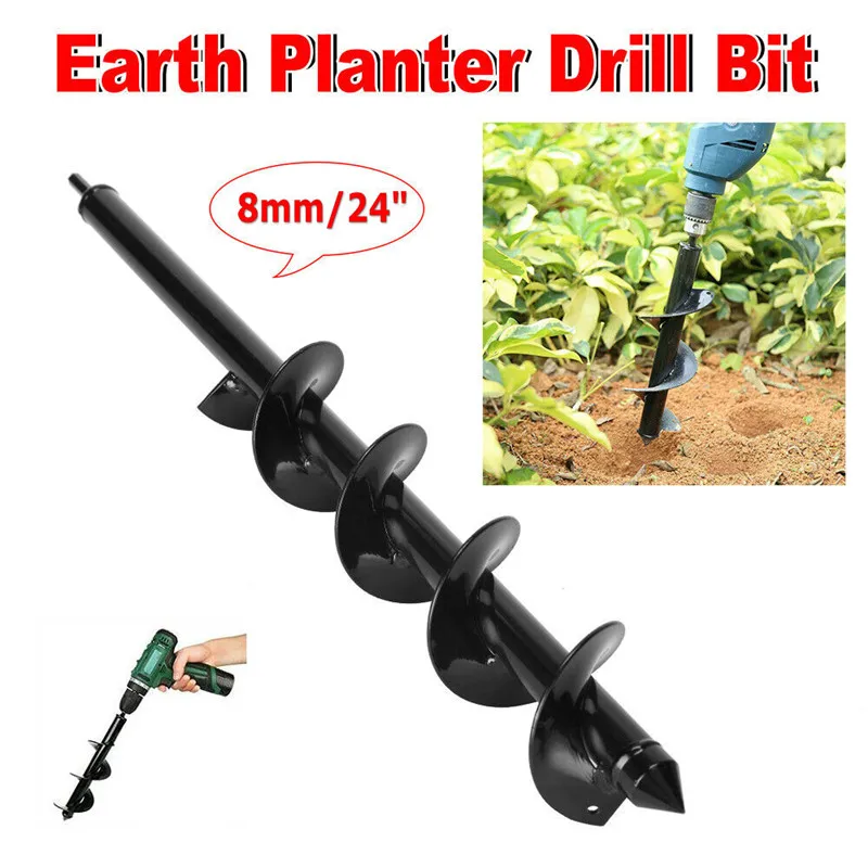 Power Garden Planter Spiral Drill Bit Flower Bulb Hex Shaft Auger Yard Gardening Bedding Planting Post Hole Digger Tools
Power Garden Planter Spiral Drill Bit Flower Bulb Hex Shaft Auger Yard Gardening Bedding Planting Post Hole Digger Tools
