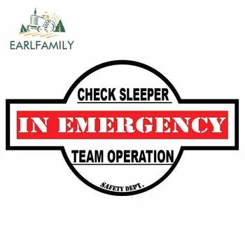EARLFAMILY 13cm x 7.7cm For Safety In Emergency Check Motorcycle Car Stickers Vinyl Material Decal Car Accessories Decoration
EARLFAMILY 13cm x 7.7cm For Safety In Emergency Check Motorcycle Car Stickers Vinyl Material Decal Car Accessories Decoration