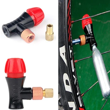 Portable Bicycle Inflator Head Repairing Tool CO2 Pump Bike Accessories Hand Bicycle Repair Tools Pump Head Threaded Connector
Portable Bicycle Inflator Head Repairing Tool CO2 Pump Bike Accessories Hand Bicycle Repair Tools Pump Head Threaded Connector