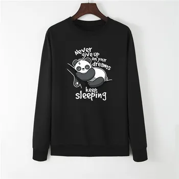 Lovely Panda Print Women Hoodie Long Sleeve Pullover Women's Sweatshirt Autumn Hoodies Women O-NECK Clothes Casual Tops
Lovely Panda Print Women Hoodie Long Sleeve Pullover Women's Sweatshirt Autumn Hoodies Women O-NECK Clothes Casual Tops