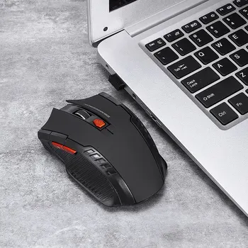 Pohiks 1pc Portable Wireless Optical Gaming Mouse Adjustable 2000 DPI 6 Buttons Mice With USB Receiver For PC Laptop
Pohiks 1pc Portable Wireless Optical Gaming Mouse Adjustable 2000 DPI 6 Buttons Mice With USB Receiver For PC Laptop