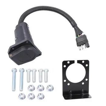 TM8001 7-Pin Car Truck Trailer Plug Socket Trailer Plug Connector With Bracket Connector
TM8001 7-Pin Car Truck Trailer Plug Socket Trailer Plug Connector With Bracket Connector
