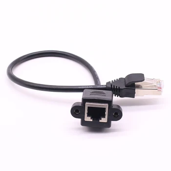 10pc/lot 8P8C FTP STP UTP RJ45 Cat6 Cable Male to Female Screw Panel Mount Ethernet LAN 1000m Network Extension Cable 30cm 60cm
10pc/lot 8P8C FTP STP UTP RJ45 Cat6 Cable Male to Female Screw Panel Mount Ethernet LAN 1000m Network Extension Cable 30cm 60cm