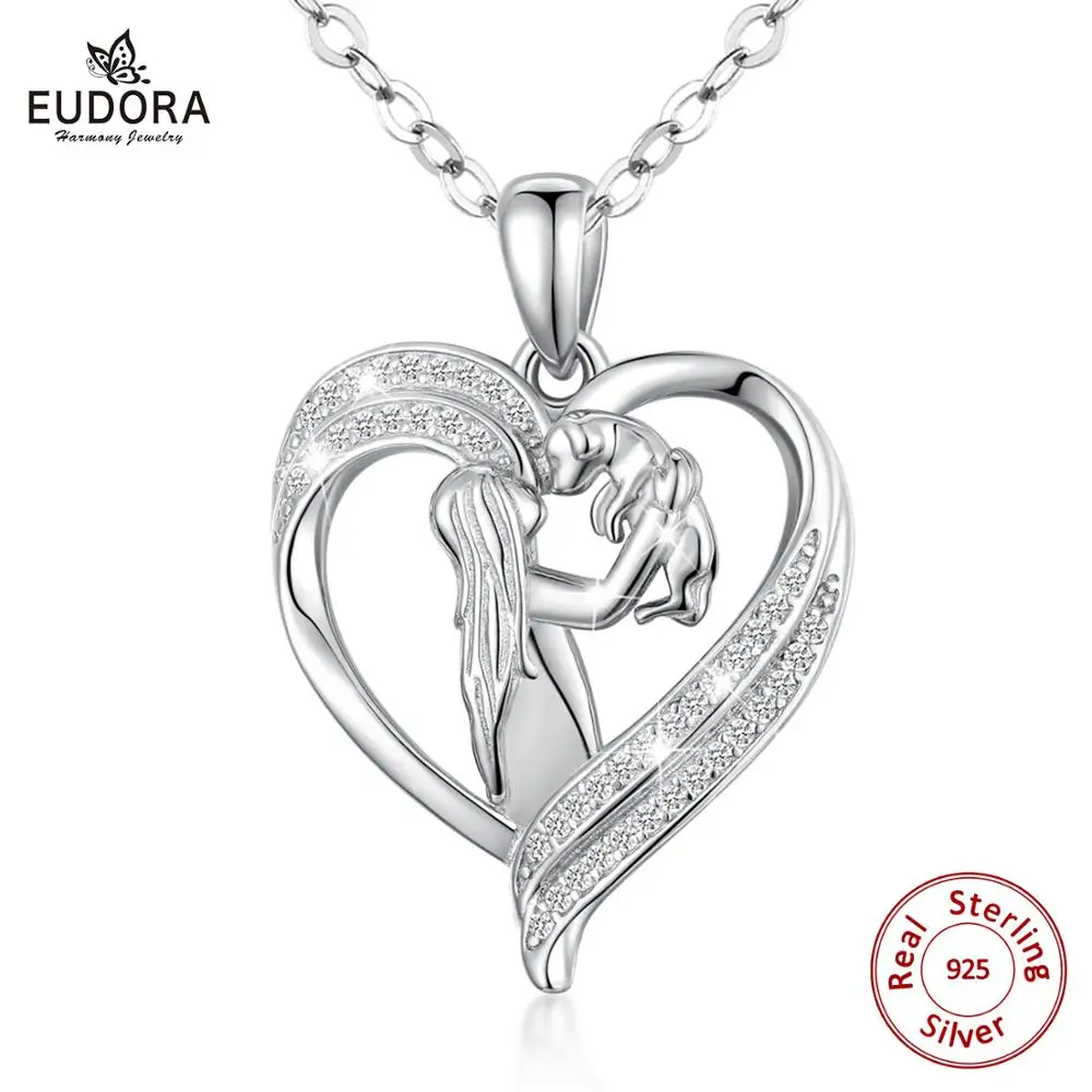 Женское Ожерелье с кулоном в виде сердца Eudora, 100% Стерлинговое Серебро 925 пробы, подарок на день рождения, D563
Женское Ожерелье с кулоном в виде сердца Eudora, 100% Стерлинговое Серебро 925 пробы, подарок на день рождения, D563