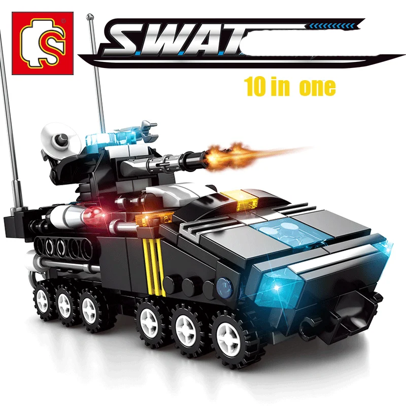 102011 286pcs building blocks police swat armoured vehicle helicopter plane ship submarine Bricks Toy
102011 286pcs building blocks police swat armoured vehicle helicopter plane ship submarine Bricks Toy