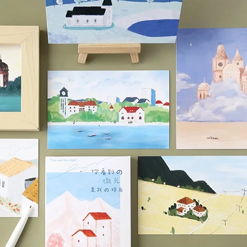 30pcs My Hometown Near Sea Card Multi-use As Scrapbooking Party Invitation DIY Decoration Gift Card Message Card Postcard
30pcs My Hometown Near Sea Card Multi-use As Scrapbooking Party Invitation DIY Decoration Gift Card Message Card Postcard