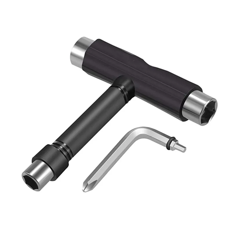 All-in-One Skate Tools Multi-Function Portable Skateboard T Tool Accessory Phillips Head Wrench Screwdriver
All-in-One Skate Tools Multi-Function Portable Skateboard T Tool Accessory Phillips Head Wrench Screwdriver