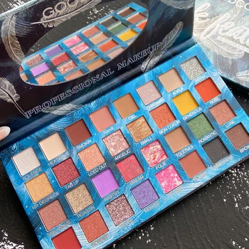 GOODCO 32 Colors Feather Eye Shadow Palette Pearlescent matte the shadows waterproof eyeshadow pallete high color rendering New
GOODCO 32 Colors Feather Eye Shadow Palette Pearlescent matte the shadows waterproof eyeshadow pallete high color rendering New