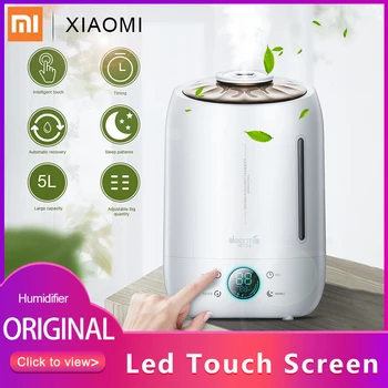 XiaoMi Deerma Air Humidifier Aroma Mist Maker Led Touch Screen Timing Function Home Water Diffuser Smart Household Appliances
XiaoMi Deerma Air Humidifier Aroma Mist Maker Led Touch Screen Timing Function Home Water Diffuser Smart Household Appliances