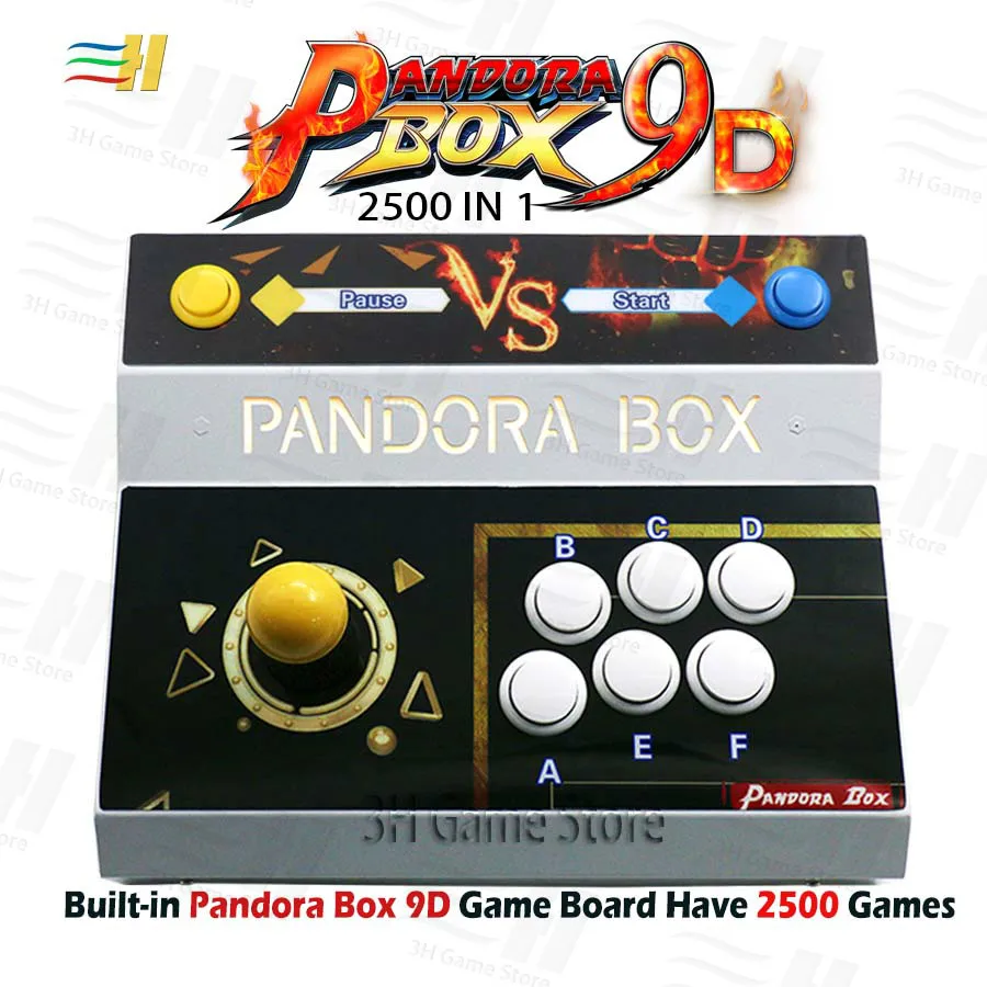 Pandora Box 9D single player console Built in 2500 in 1 have 3d game arcade game support 3P 4P game usb connect gamepad tekken
Pandora Box 9D single player console Built in 2500 in 1 have 3d game arcade game support 3P 4P game usb connect gamepad tekken