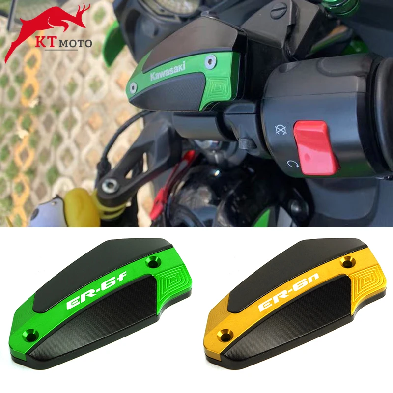 Алюминиевый передний тормозной резервуар для KAWASAKI ER6N ER6 F ER6F E R6N 2009 2016|Накладки и
