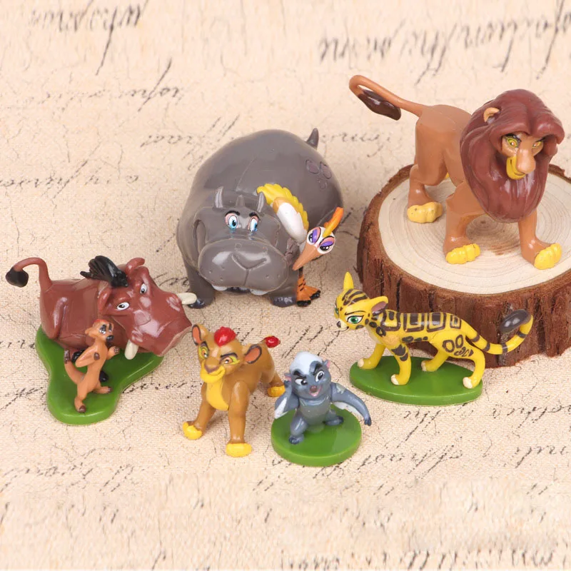 Action The Lion King 9 Pcs/set MUFASA SIMBA SCAR HYENA TIMON PUMBAA Model Collectible Set Kids Gift Cake Decor Disney Movie Toys
Action The Lion King 9 Pcs/set MUFASA SIMBA SCAR HYENA TIMON PUMBAA Model Collectible Set Kids Gift Cake Decor Disney Movie Toys