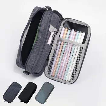 Creative multifunctional stationery box student zipper large capacity pencil case double-layer stationery bag cloth pencil case
Creative multifunctional stationery box student zipper large capacity pencil case double-layer stationery bag cloth pencil case