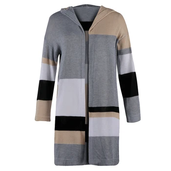 2020 Autumn Winter Women New Long Cardigan Coat Female Knitted Patchwork Hooded Long Sleeve Cardigans Feminino Mujer 
2020 Autumn Winter Women New Long Cardigan Coat Female Knitted Patchwork Hooded Long Sleeve Cardigans Feminino Mujer