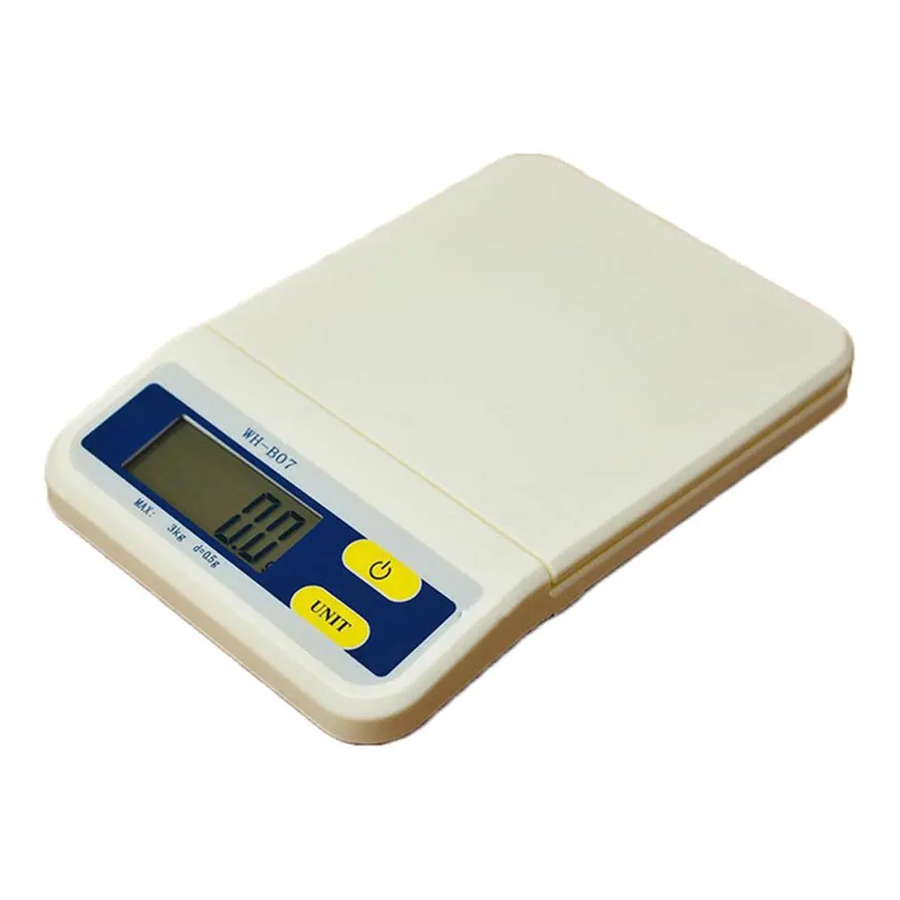 3kg/0.5g Kitchen Scale High Accuracy Scale LCD Display Pocket Scale Kitchen Multiple Use