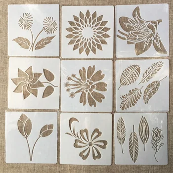 9Pcs/Set 13cm Flowers Leaves DIY Layering Stencils Painting Scrapbook Coloring Embossing Album Decorative Template
9Pcs/Set 13cm Flowers Leaves DIY Layering Stencils Painting Scrapbook Coloring Embossing Album Decorative Template