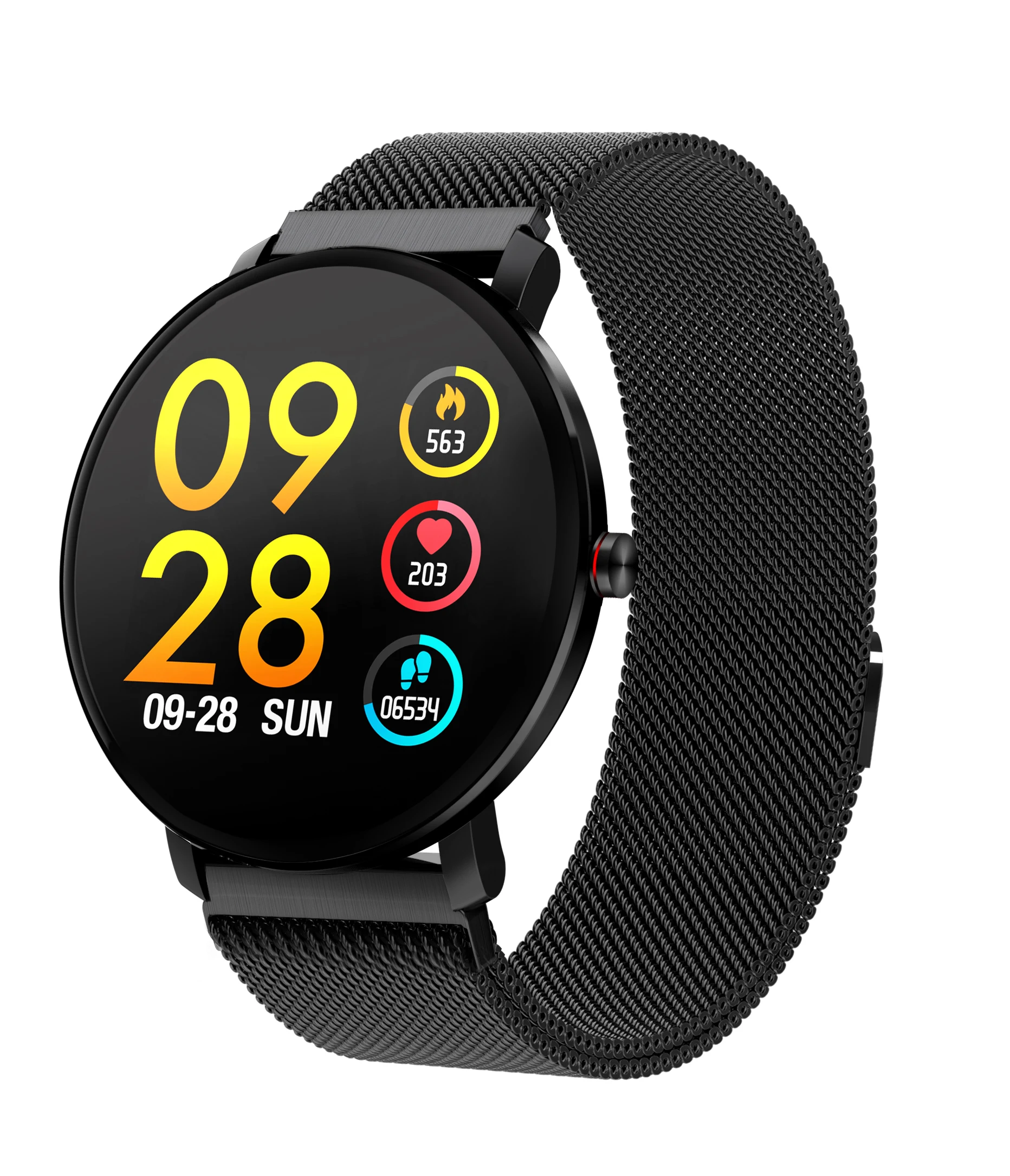 

K9 Smart Watch IP68 Waterproof BT4.0 Fitness Heart Rate Sleep Monitoring Stopwatch 1.30 Inch Detachable Strap Wristwatch
