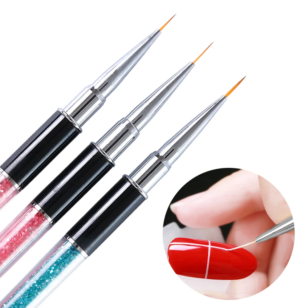 3 pcs/Set Nail Art Brush Liner Painting Pen Crystal Acrylic Drawing Carving Pen UV Gel Polish Nail Art Manicure Tool LAP01-1
3 pcs/Set Nail Art Brush Liner Painting Pen Crystal Acrylic Drawing Carving Pen UV Gel Polish Nail Art Manicure Tool LAP01-1