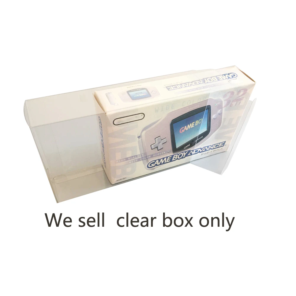 10pcs Clear transparent box for GBA Japan version collection display storage PET protective box
10pcs Clear transparent box for GBA Japan version collection display storage PET protective box