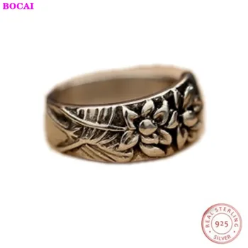 Retro personality simple women's open Thai silver ring make old beautiful flower Silver Ring Sterling Silver s925 2020 fashion
Retro personality simple women's open Thai silver ring make old beautiful flower Silver Ring Sterling Silver s925 2020 fashion