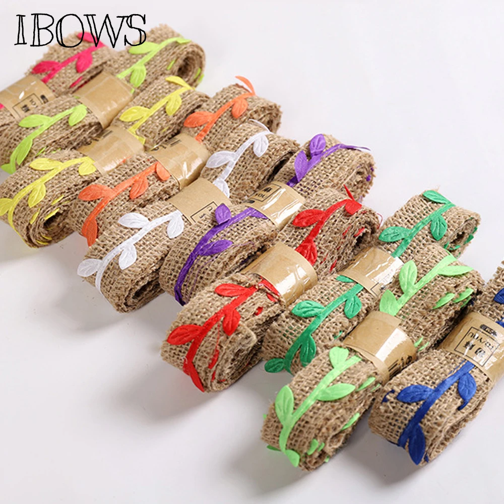 IBOWS 2yards 3cm Jute Burlap Ribbon Natural Hemp Ribbon for DIY Material Wedding Party Crafts Hat Home Decorative Gift Warrping
IBOWS 2yards 3cm Jute Burlap Ribbon Natural Hemp Ribbon for DIY Material Wedding Party Crafts Hat Home Decorative Gift Warrping
