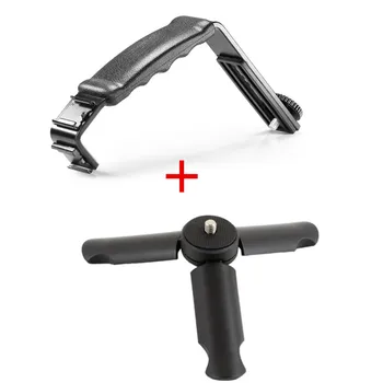 Universal Microphone Stand L Bracket Camera Grip With 2 Hot Shoe Mounts For Zhiyun Smooth Q/3/Dji Osmo/Rode Videomicro
Universal Microphone Stand L Bracket Camera Grip With 2 Hot Shoe Mounts For Zhiyun Smooth Q/3/Dji Osmo/Rode Videomicro