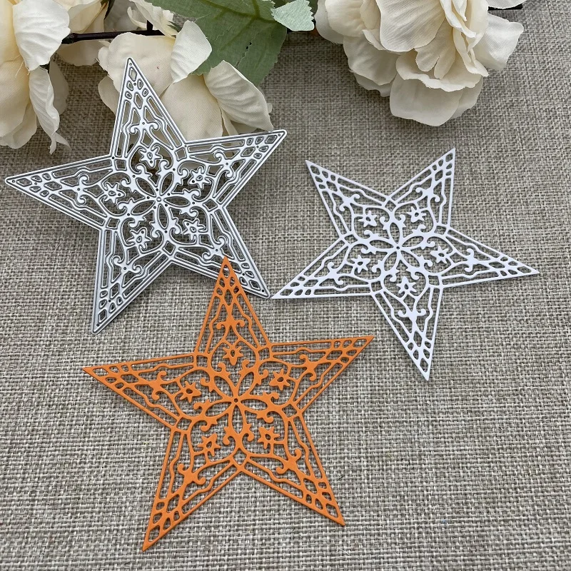 

Flowers stars frame Metal Cutting Dies Stencils For DIY Scrapbooking Decorative Embossing Handcraft Die Cutting Template