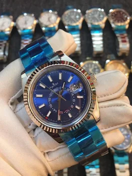 Classic New Men Automatic Mechanical Watches Stainless Steel Sky Crystal Sapphire Rose Gold Silver Black Blue Watch 41mm
Classic New Men Automatic Mechanical Watches Stainless Steel Sky Crystal Sapphire Rose Gold Silver Black Blue Watch 41mm