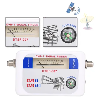Mini 9.57SF-007W Satellite Signal Finder DVB-T Digital Signal Finder TV Receiver with Compass Pointer
Mini 9.57SF-007W Satellite Signal Finder DVB-T Digital Signal Finder TV Receiver with Compass Pointer