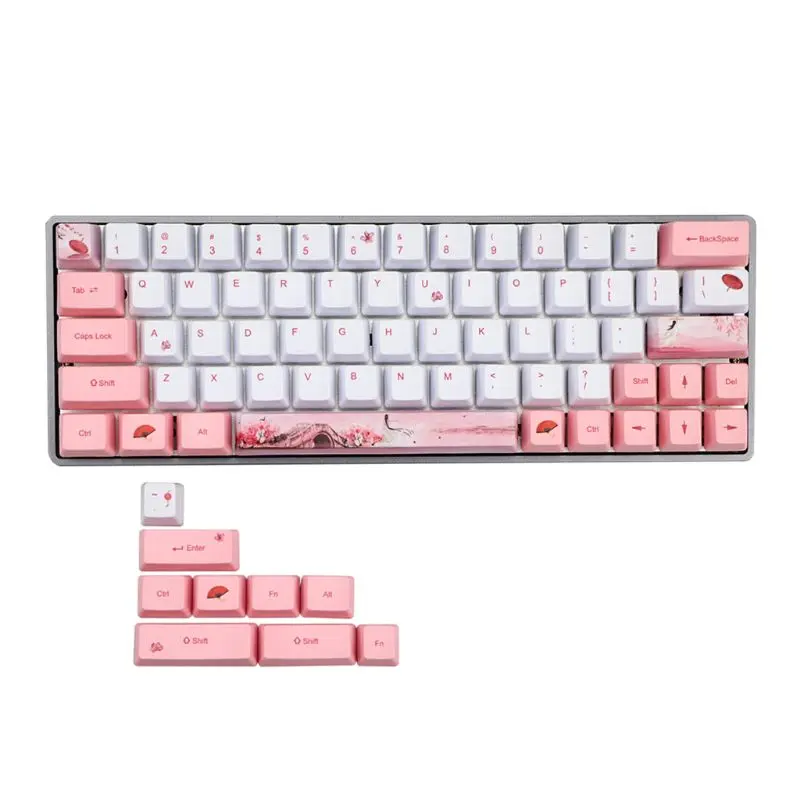Dye-Sublimation Mechanical Keyboard Cute Keycaps PBT OEM Profile Keycap For GH60 GK61 GK64 Keyboard
Dye-Sublimation Mechanical Keyboard Cute Keycaps PBT OEM Profile Keycap For GH60 GK61 GK64 Keyboard