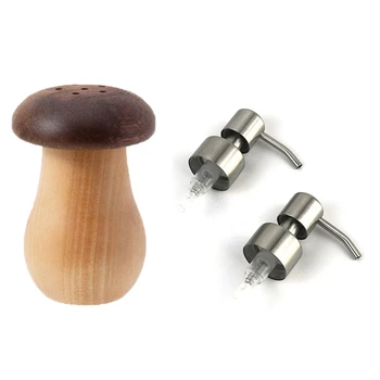 2PCS Liquid Soap Dispenser Soap Dispenser Pump Replacement & 1pcs Beech Black Walnut Toothpick Holder Mushroom Box 
2PCS Liquid Soap Dispenser Soap Dispenser Pump Replacement & 1pcs Beech Black Walnut Toothpick Holder Mushroom Box