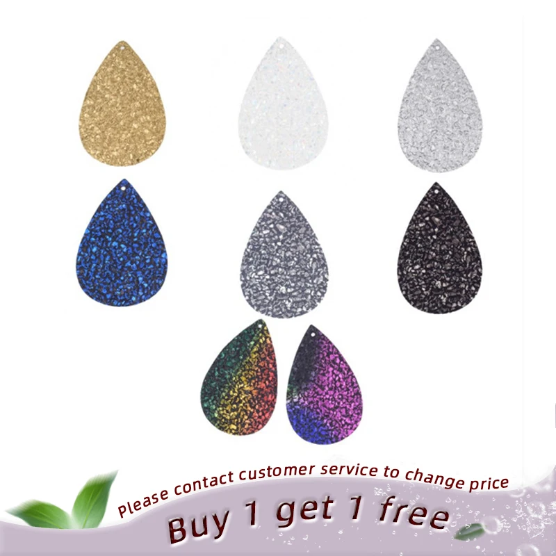 6Pcs/lot Faux Leather Earrings Findings For DIY Earings Making Teardrop Glittering Solid Gradient Jewelry Pendant Accessories
6Pcs/lot Faux Leather Earrings Findings For DIY Earings Making Teardrop Glittering Solid Gradient Jewelry Pendant Accessories