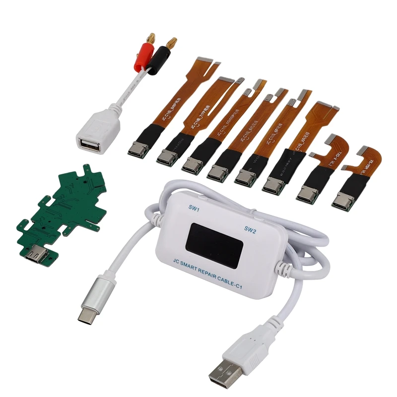 C1 Smart Repair Cable for iPhone Current and Voltage Detector for iPhone 6 6S 7 8 8P X Motherboard Fault Charging Rooting Repair
C1 Smart Repair Cable for iPhone Current and Voltage Detector for iPhone 6 6S 7 8 8P X Motherboard Fault Charging Rooting Repair