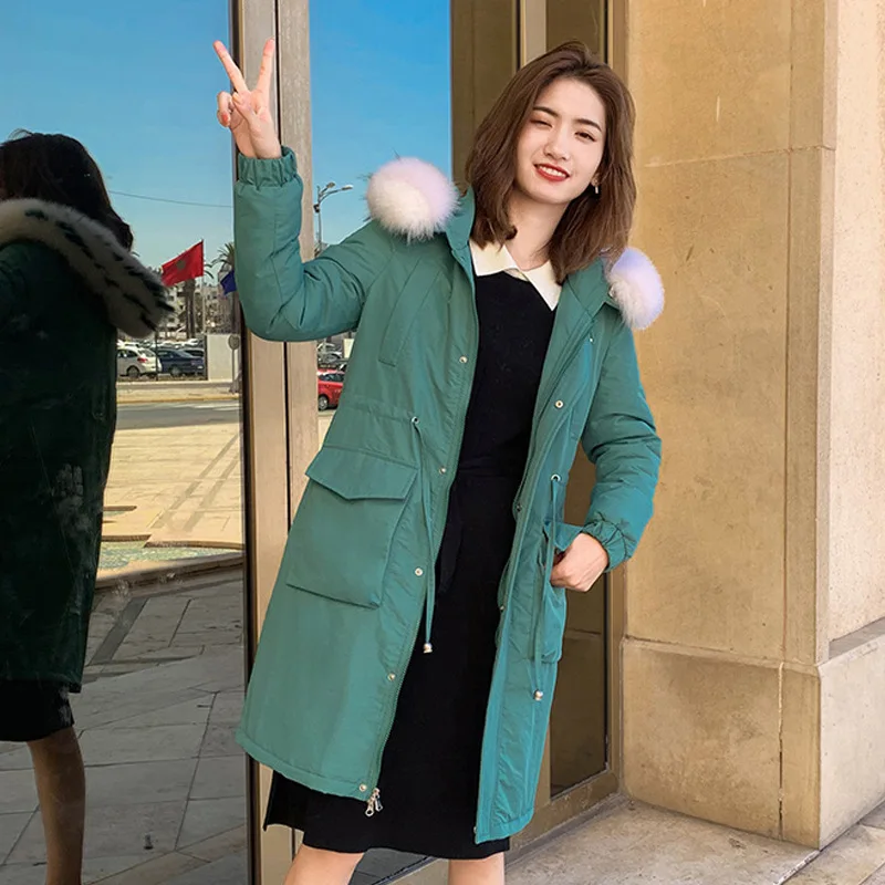 Cotton-padded Clothes Women's Mid-length Winter 2019 New Style Korean-style Loose-Fit Waist Hugging Lace-up Cotton Coat Hooded P
Cotton-padded Clothes Women's Mid-length Winter 2019 New Style Korean-style Loose-Fit Waist Hugging Lace-up Cotton Coat Hooded P