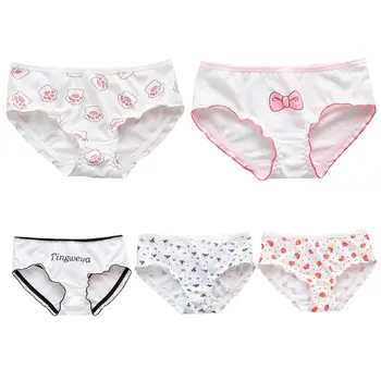 Girls Cartoon Underwear Cotton Mid Rise Brief Fruit Print Sexy Panties Women Seamless Lingerie Thong Ladies Panty
Girls Cartoon Underwear Cotton Mid Rise Brief Fruit Print Sexy Panties Women Seamless Lingerie Thong Ladies Panty