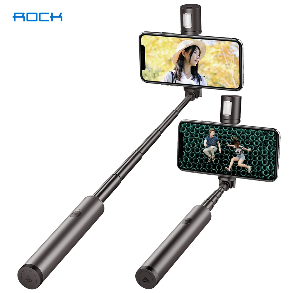 ROCK Mini Wireless Bluetooth Selfie Stick with Fill Light Portable Extendable Handheld Selfie Sticks for Phone IOS Android
ROCK Mini Wireless Bluetooth Selfie Stick with Fill Light Portable Extendable Handheld Selfie Sticks for Phone IOS Android