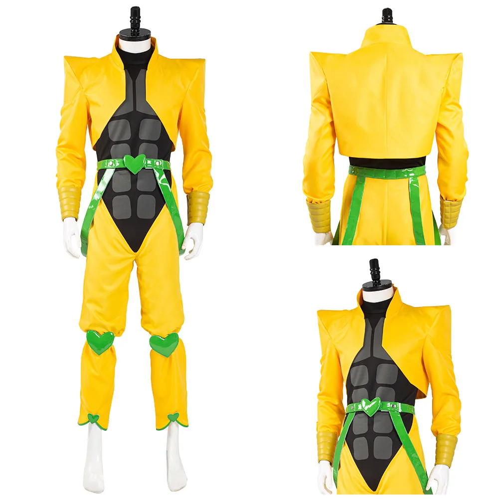 

JoJo‘s Bizarre Adventure Dio Brando Cosplay Costumes Top Pants Outfits Halloween Carnival Suit