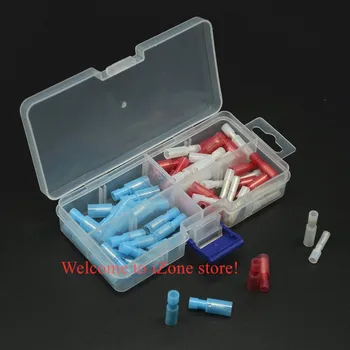 60PCS Assortment Electrical Fully Insulated Butt Crimp Terminals Bullet Male & Female Wire Quick Connectors Kit AWG 24-10 
60PCS Assortment Electrical Fully Insulated Butt Crimp Terminals Bullet Male & Female Wire Quick Connectors Kit AWG 24-10