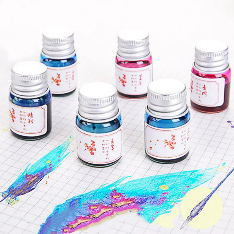 1PC 5ml Cute Non-carbon Pen Ink Colorful Fountain Pen Ink For Pens Office School Supplies Kawaii Stationery Accessories
1PC 5ml Cute Non-carbon Pen Ink Colorful Fountain Pen Ink For Pens Office School Supplies Kawaii Stationery Accessories