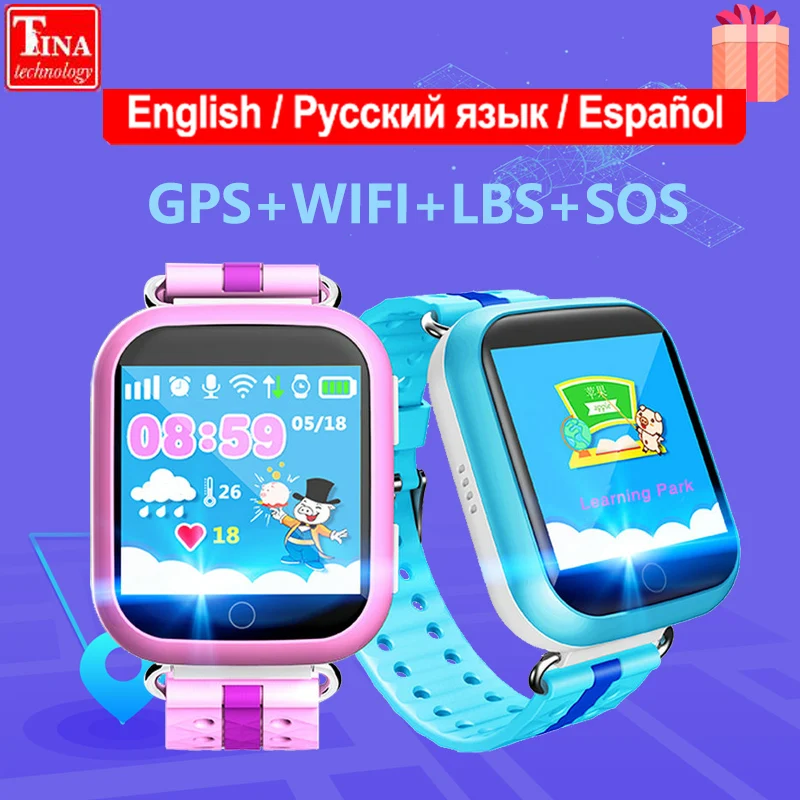

Original Q750 Q100 GPS Baby Smart Watch SOS Call With 1.54inch Touch Screen Location Device Tracker for Kid Safe Smart Watch